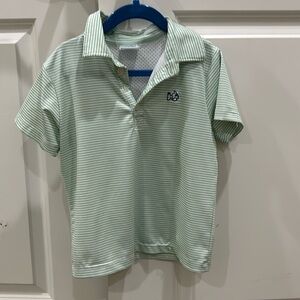Green and white striped Prodoh shirt. Excellent condition. Size 4T